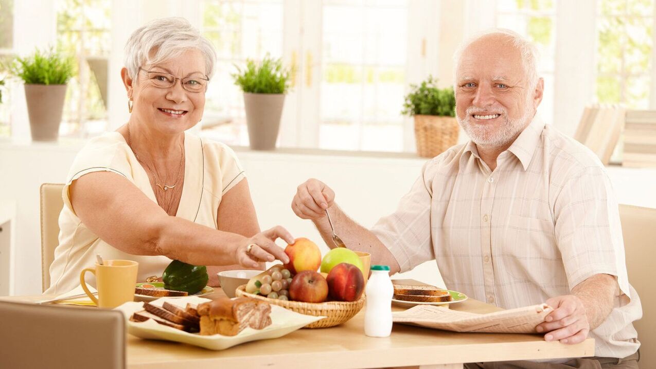 old couple happy with life